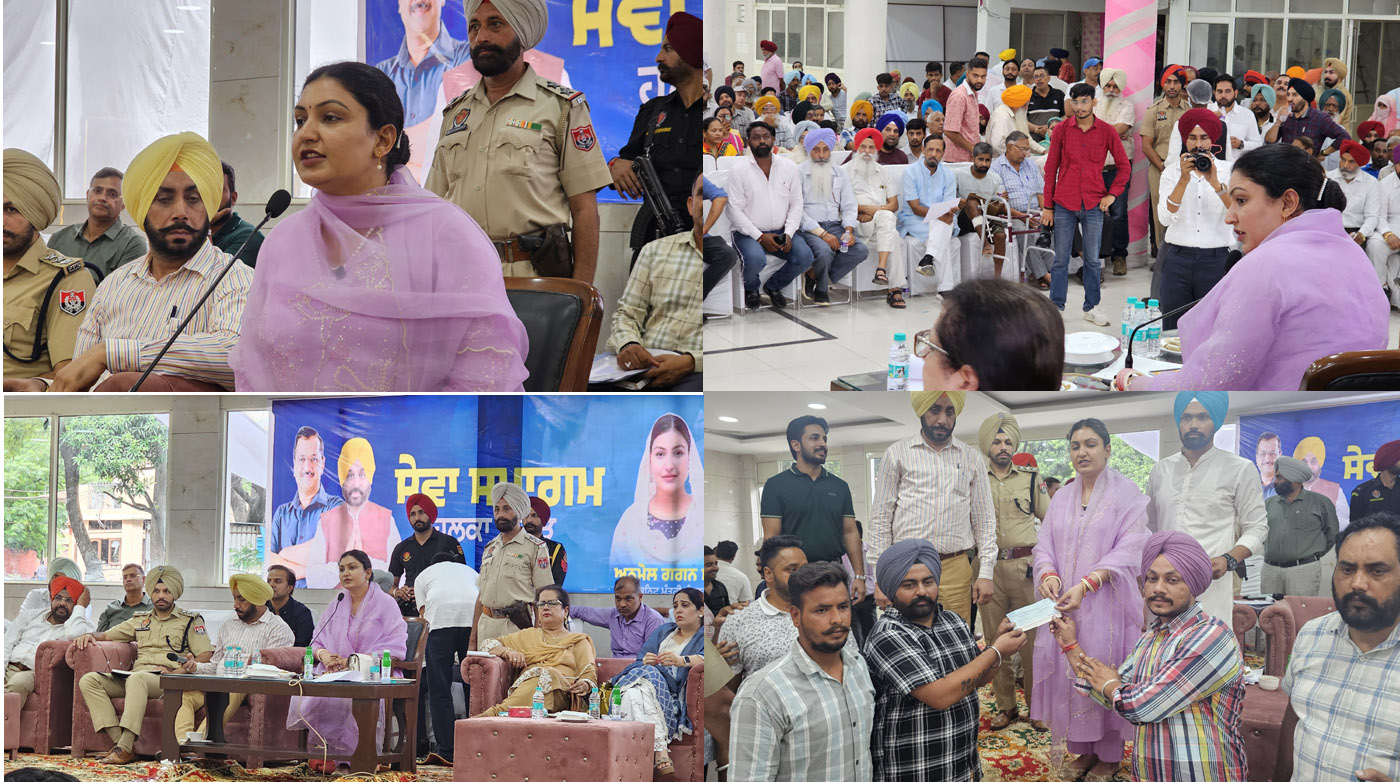 कैबिनेट मंत्री अनमोल गगन मान ने खरड़ में पब्लिक मीटिंग के दौरान लोगों की शिकायतें सुनीं